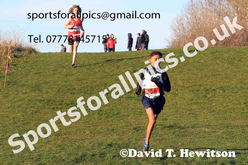 Boys under-15s, 2022 North Eastern Cross Country Champs., Temple Park, South Shields.  Photo: David T. Hewitson/Sports for All Pics